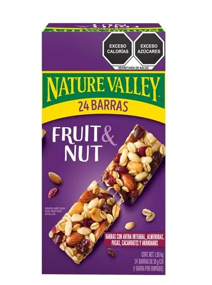 Barras de Granola Nature Valley Fruit & Nut C/24