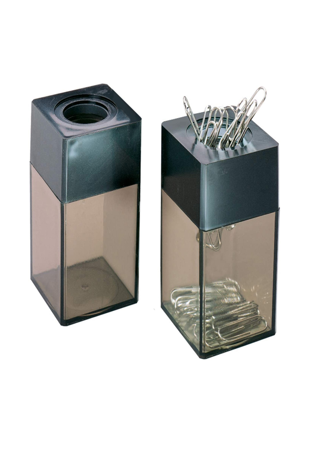 Portaclips de Plastico Negro con Iman Charles Leonard 