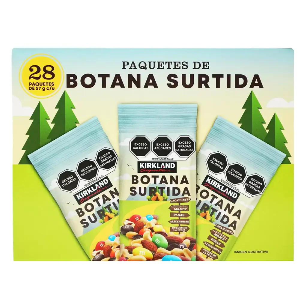 Botana Surtida con 28 Paquetes de 57 g Kirkland