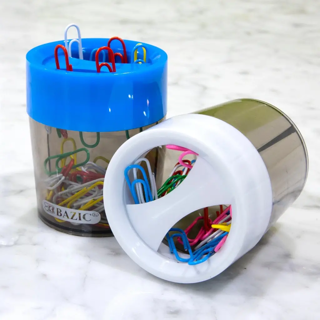 Portaclips de Plastico Magnetico Bazic Con clips