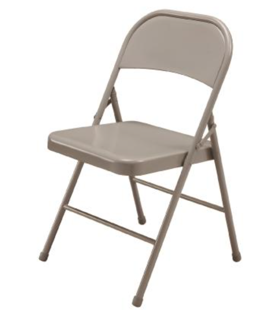 Silla Plegable de Acero Color Arena