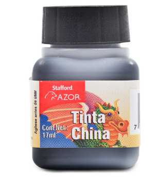 Tinta China Azor Negro 17 ml