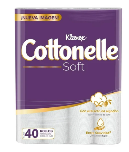 [48375] Papel Higienico Kleenex Cottonelle con 40 Rollos