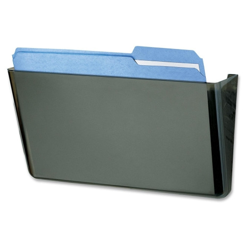 [10545] Papelera de Pared Individual Tamaño Carta Humo Pieza OIC