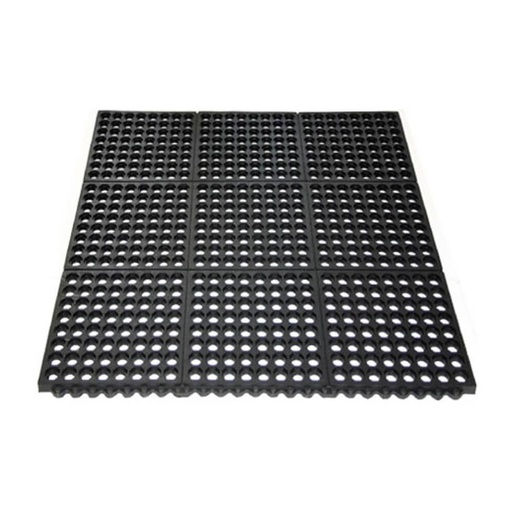 [90239] Tapete Antifatiga de Hule 3 ft  x 3 ft Negro