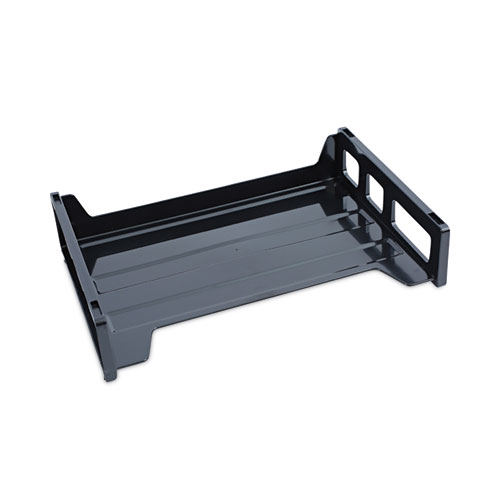 [10691] Papelera de Escritorio Individual Tamaño Carta Negro Universal