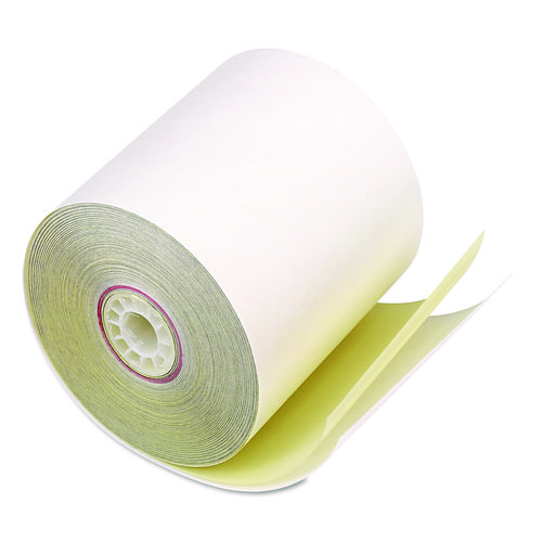 [80176] Rollo Autocopiante Blanco/Amarillo 3" (76 mm x 70 mm) PCM