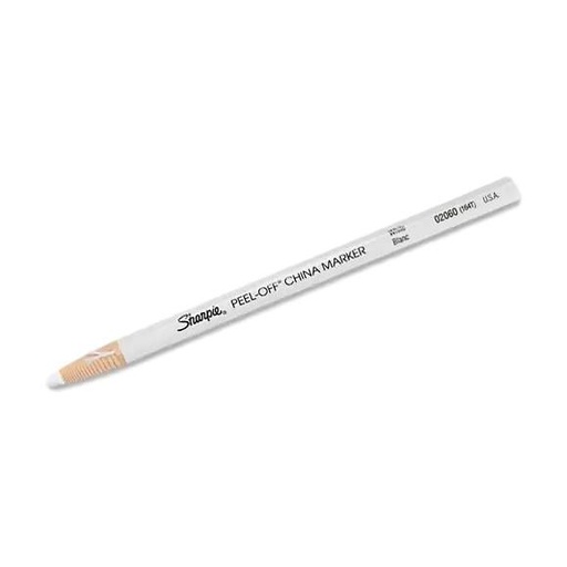 [10111] Marcador de Cera China Sharpie Mirado Blanco