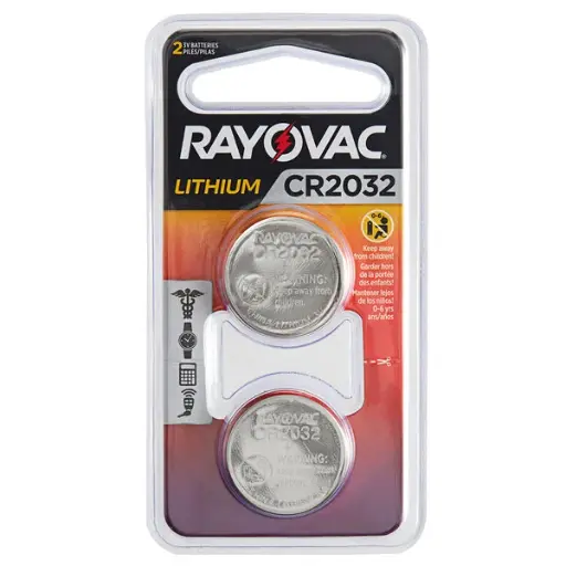 [31127] Bateria de Litio CR2032 210 Mah C/2 Rayovac 