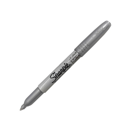 [11597] Marcador Sharpie Punto Fino Plata Metalico