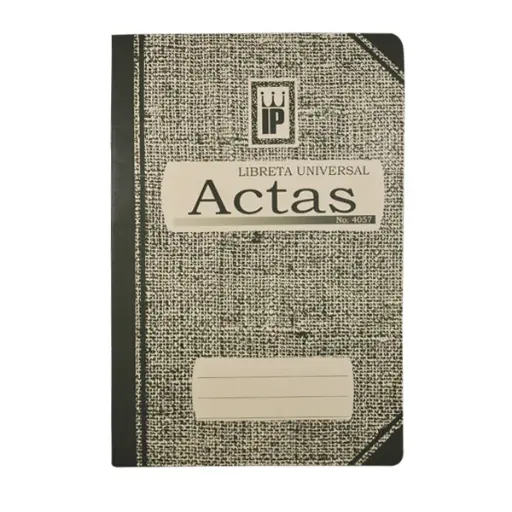 [11424] Libro de Contabilidad Actas Universal #4059 20 Paginas