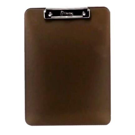 [10642] Tabla Con Clip De Plastico T/Carta Humo Nextep