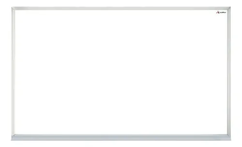 [11867] Pizarron Corcho 90cm x 60 cm (36x24") Marco Aluminio White Star