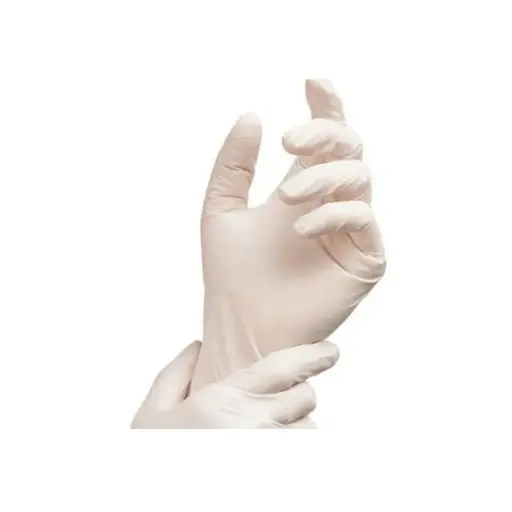 [70797] Guante Latex "L" Blanco sin Polvo con 100 Tuff