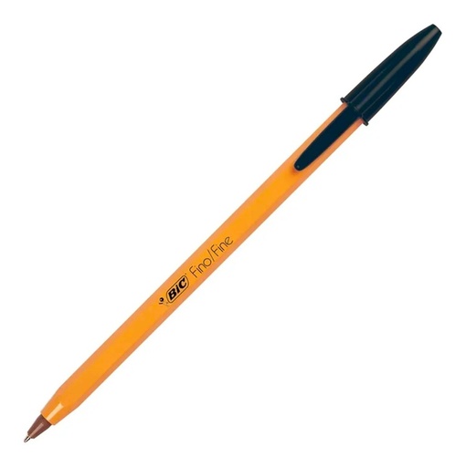 [11445] Pluma Bic Punta Fina 0.8 mm Negro