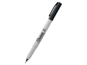 [10118] Marcador Permanente Sharpie Punto Ultra Fino Negro