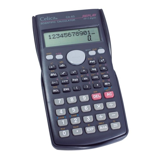 [30545] Calculadora 10 Digitos Cientifica Celica CA-83BK