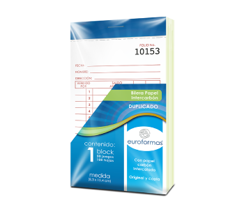 [10892] Block Bilera Intercarbon Duplicado Euroforma