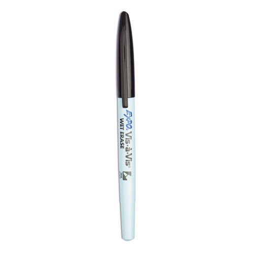 [12110] Marcador Expo Vis-A-Vis Punta Fina Negro con 12 para Acetato
