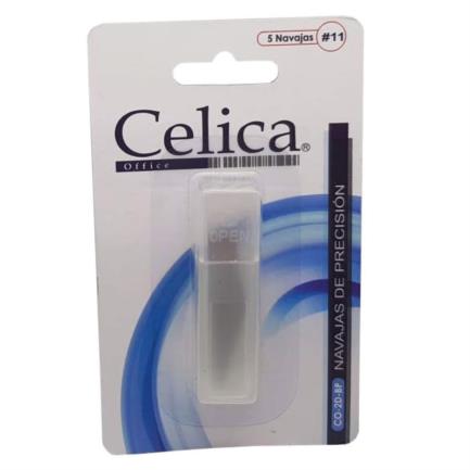 [90109] Navaja Exacto Repuesto #11 con 5 Celica