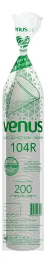 [50046] Cono 4-1/4"oz bolsa con 200 Pzas Marca Venus 104R