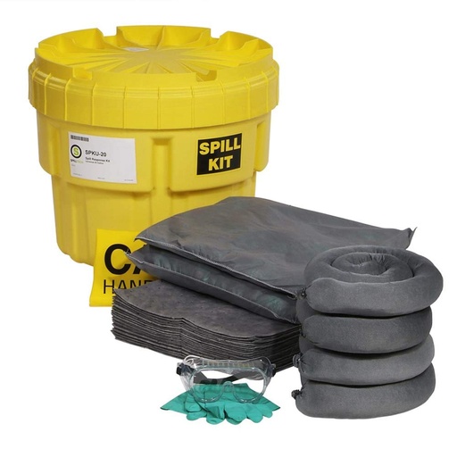 [91223] Kit para Derrames de 20 Gal Bote Amarillo Spilltech  