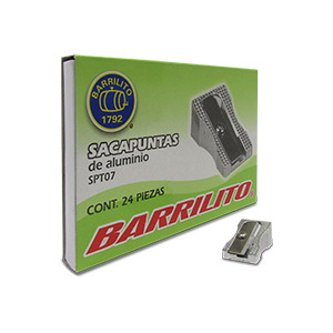 [10863] Sacapuntas de Metal 1 Orificio SPT07 Barrilito