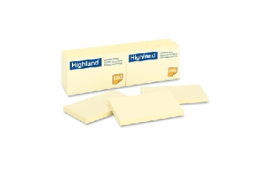 [14092] Nota Adhesiva 3 x 5 Amarillo con 100 Hojas Highland #6559