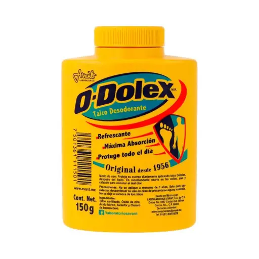 [120031] Talco O-Dolex 150 g Amarillo 