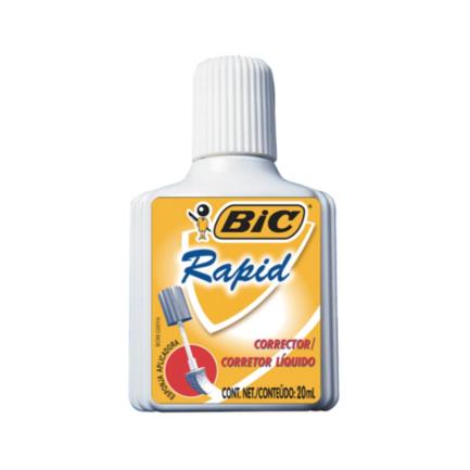 [13374] Corrector Liquido Botella con Esponja 20 mL BIC 