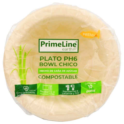[50323] Plato Tipo Bowl 6'' Caña con 10 Primeline Earth