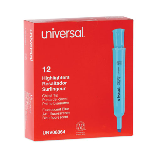 Marcador Fluorescente Universal Azul