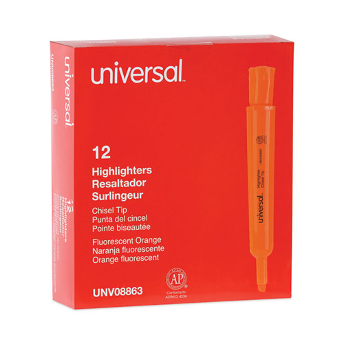 Marcador Fluorescente Universal Naranja