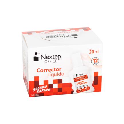 Corrector Liquido Botella 20Ml. Nextep