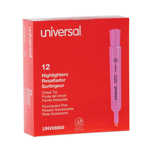 Marcador Fluorescente Universal Rosa