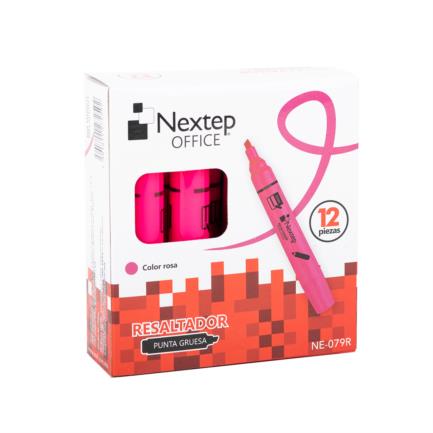 Marcador Fluorescente Nextep Rosa