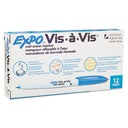 Marcador P/Acetato Expo Vis-A-Vis P.F. Azul C/12