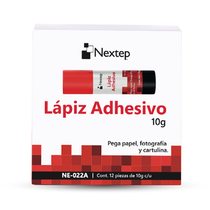 Pegamento En Barra 10 Grm (0.35 Oz) Transp Nextep
