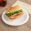 Plato Redondo 8-1/2'' Carton Liso Choice C/125