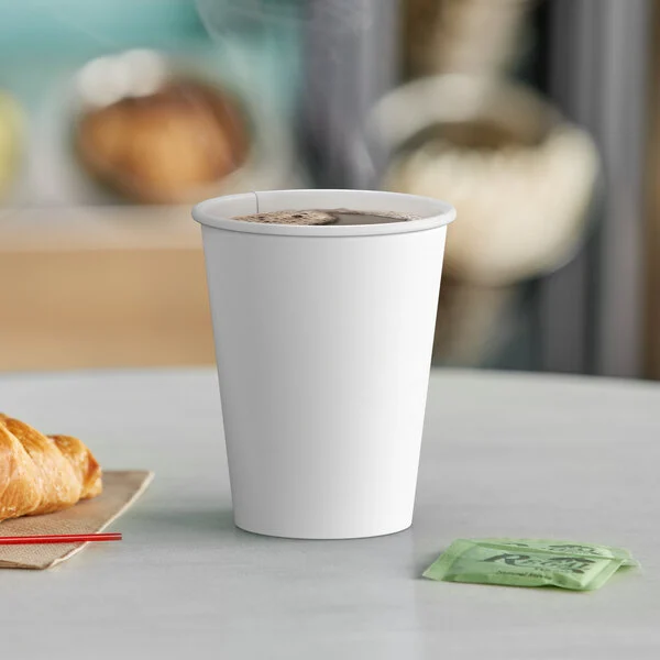 Vaso de Carton 12OZ P/Caliente C/50 Piezas Choice 