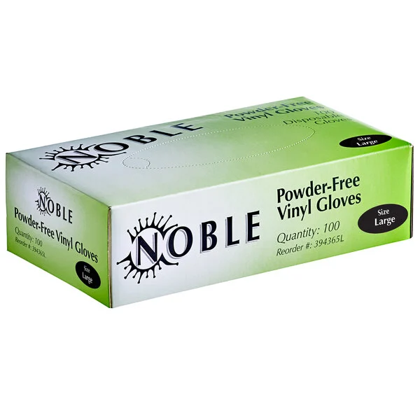 Guante Vinyl Transp. "M" Sin Polvo C/100 Noble