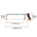 Arco Tubular Profesional Para Segueta 12"