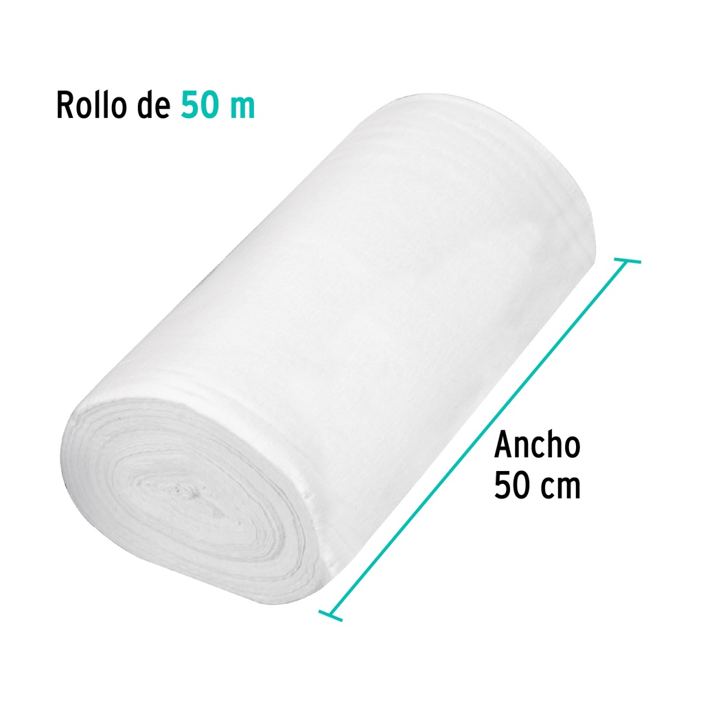 Franela Sin Aceite Por Metro Blanco Klintek
