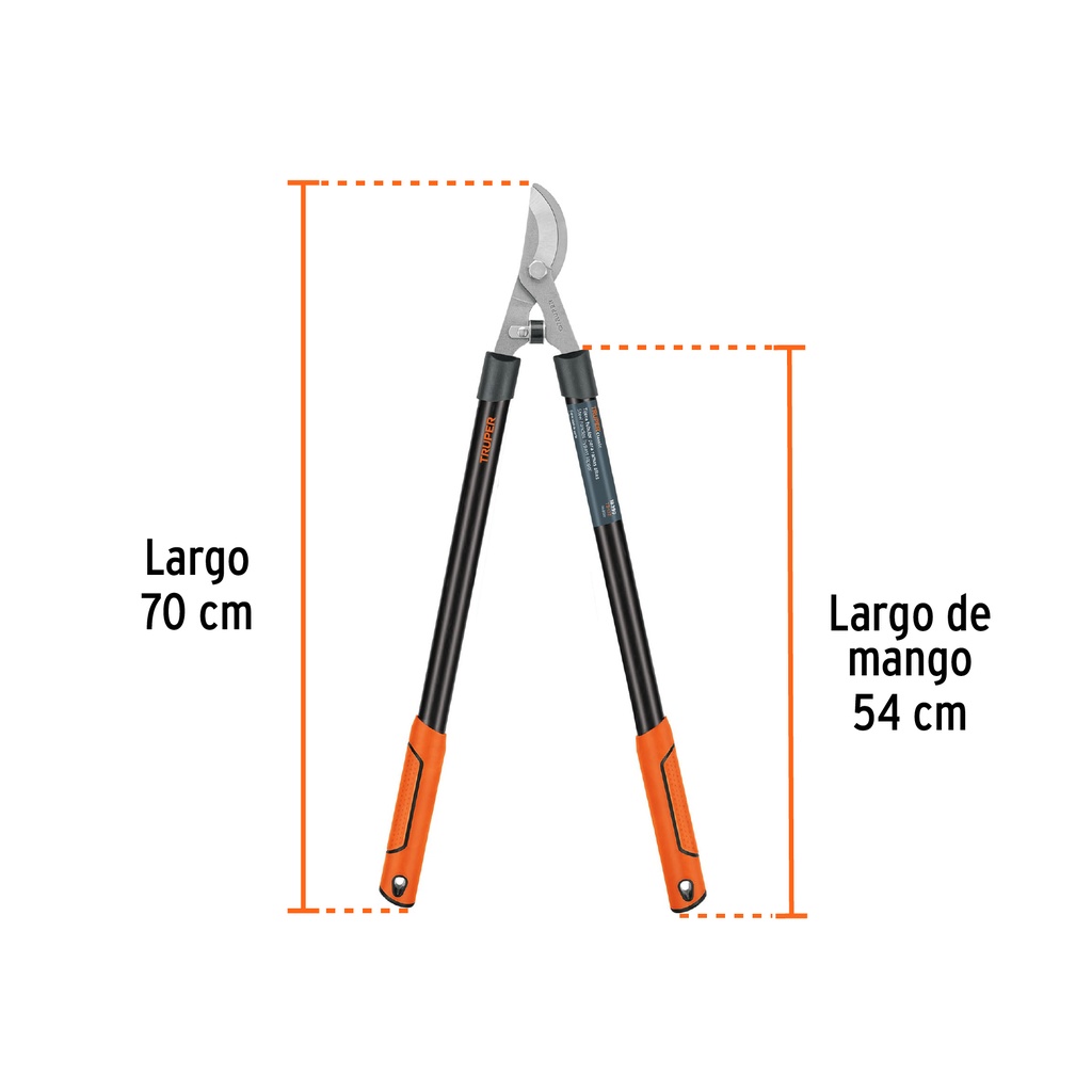 Tijera Mango De Madera Para Ramas 21" C/Grip