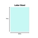 Papel Bond T/C Azul Pastel 20Lbs Universal