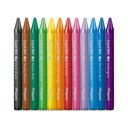 Crayon Estandar Redondo Color Peps Wax C/12 Maped