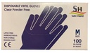Guante Vinyl Transp. "L" Sin Polvo C/100 Safehand