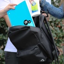 Mochila Básica 17'' Azul Marino Bazic