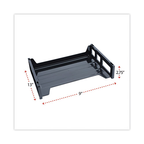 Papelera De Escritorio Individual T/C Negro Universal