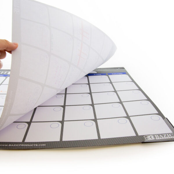 Calendario Planeador De Escritorio S/Fecha 17X22"Bazic